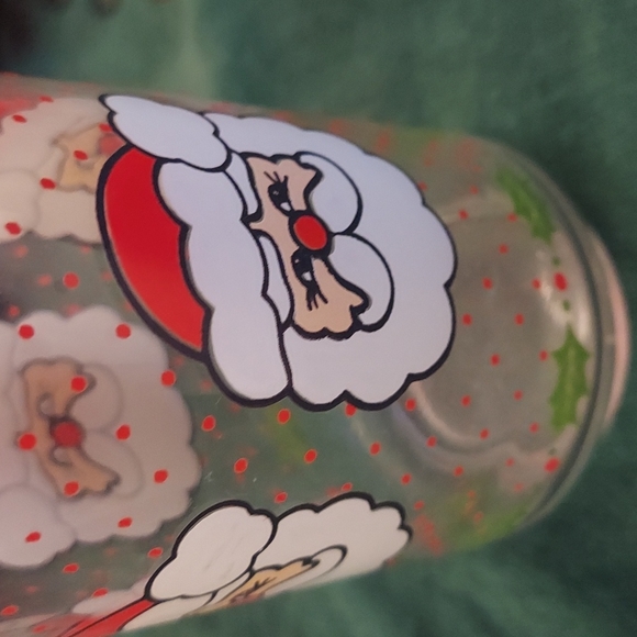 Set of 2 Santa drinking glasses - Picture 3 of 8